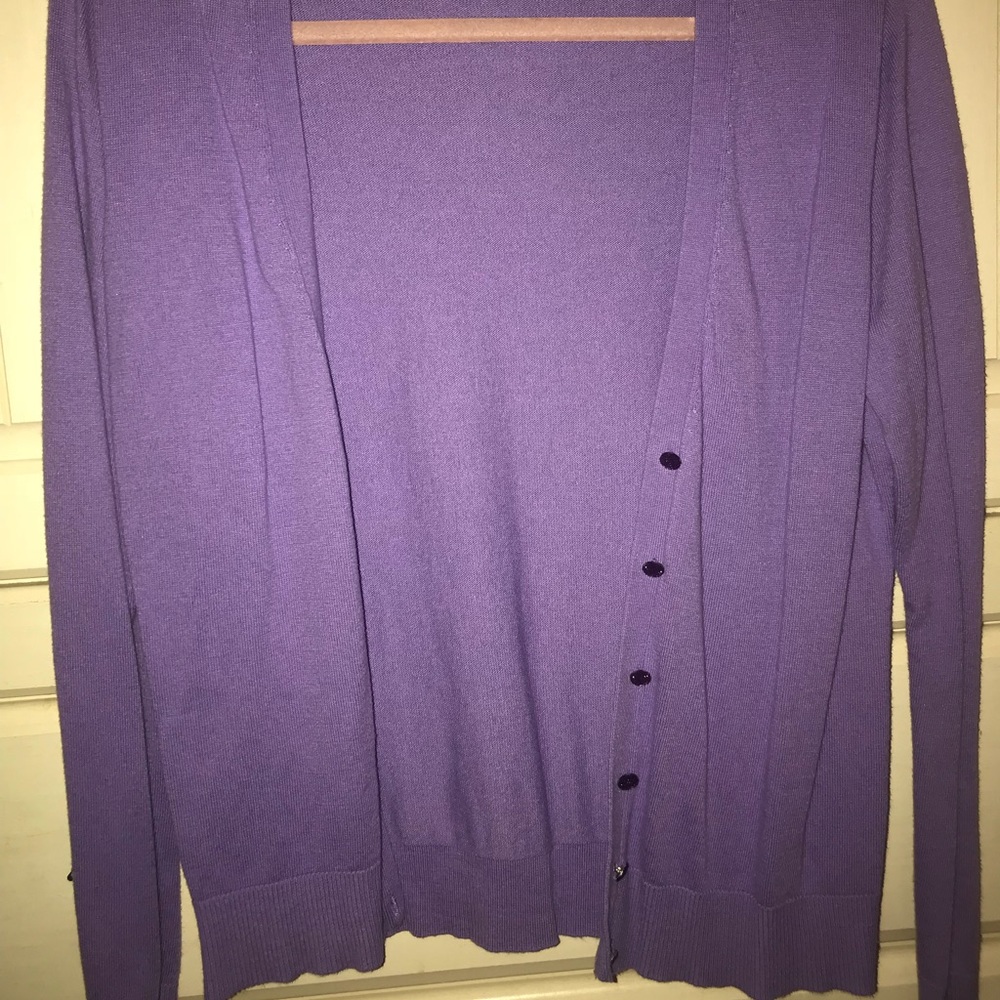 Purple Cardigan